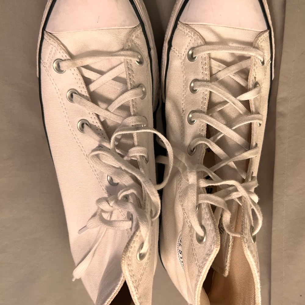 Converse Classic White Canvas Sneakers